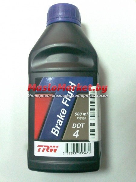TRW Brake Fluid DOT4 0.25 л TRW Brake Fluid DOT4 0.25 л